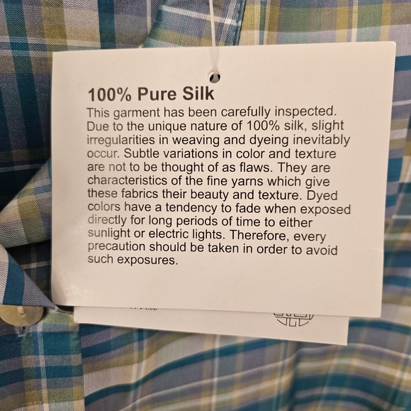 NWT - Silk Shantung "Silk Lore by Beth Terrell" Blouse - Size 1X - Picture 7 of 10